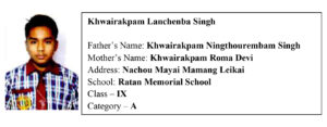 khwairakpam lanchenba singh 3rd a